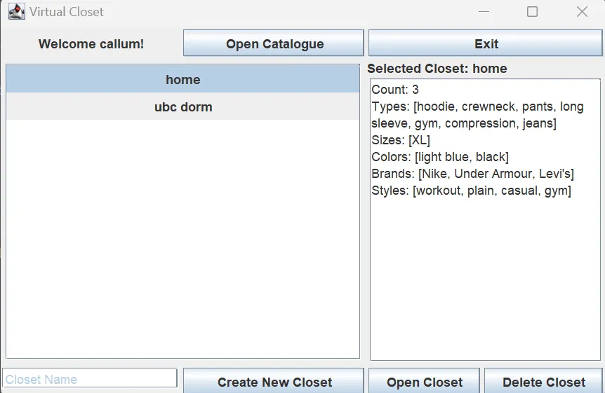 Virtual Closet